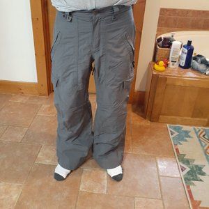 Mens grey ski pants